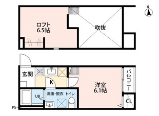 薬師堂駅 徒歩9分 1階の物件間取画像